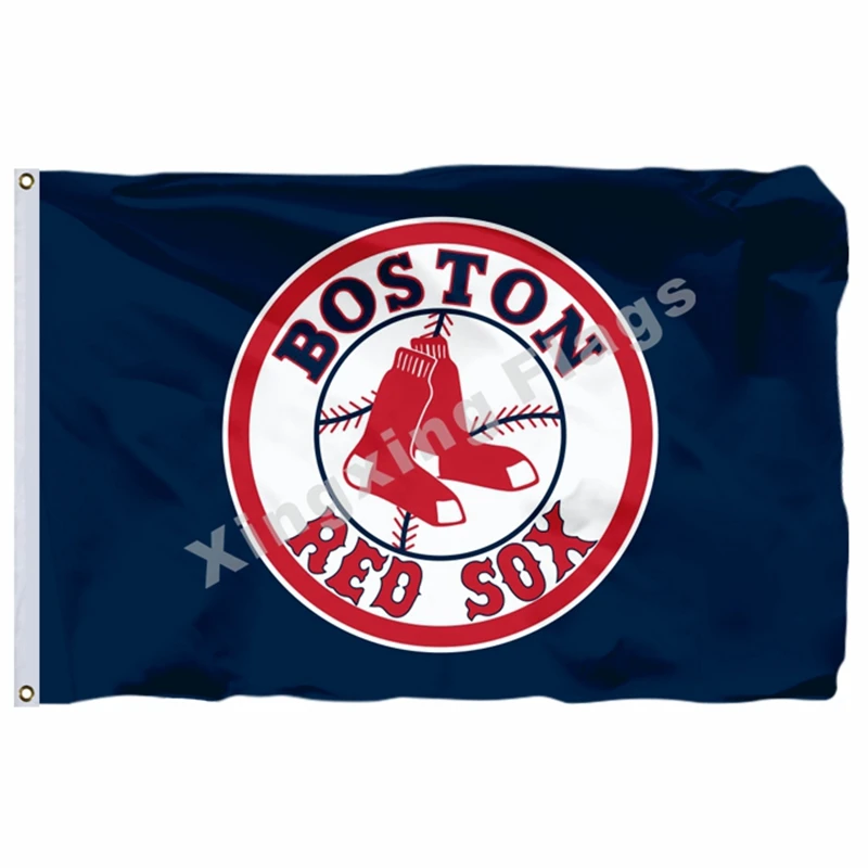 Boston Red Sox флаг 3ft x 5ft полиэстер баннер летающие Размеры № 4 90x150 см Изготовленный На Заказ Флаг - Цвет: B1