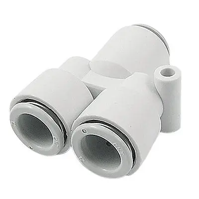 

15/32" 12mm Air Tube Three Way Y Shape Push in Quick Connector Fitting