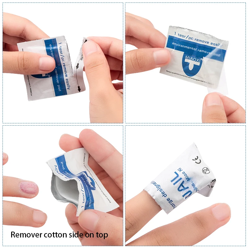 Nail Art Cleaner Gel Polish Remover Wraps Lint-Free Wipes for Manicure Cleanser Nail Art UV Gel polish Remover Set Tool nail polish remover nail gel remover nail polish remover wipes nail polish remover wraps