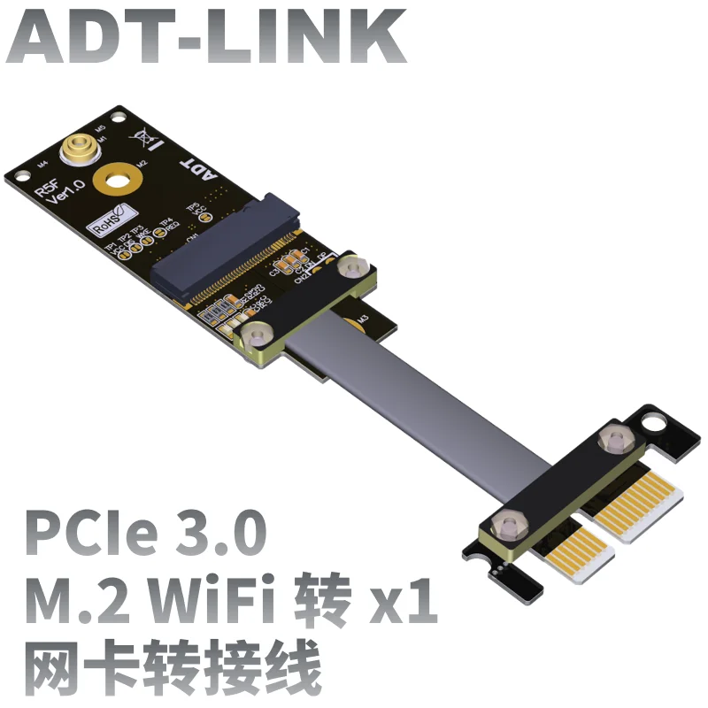 Conn Pcie 3.0 M.2 Wifi (A.E. Tasto) A Pci Express X1 Adattatore Riser Gen3.0 Scheda Di Rete Wireless Pci-E X1 M2 Wifi Extender 8G/Bps