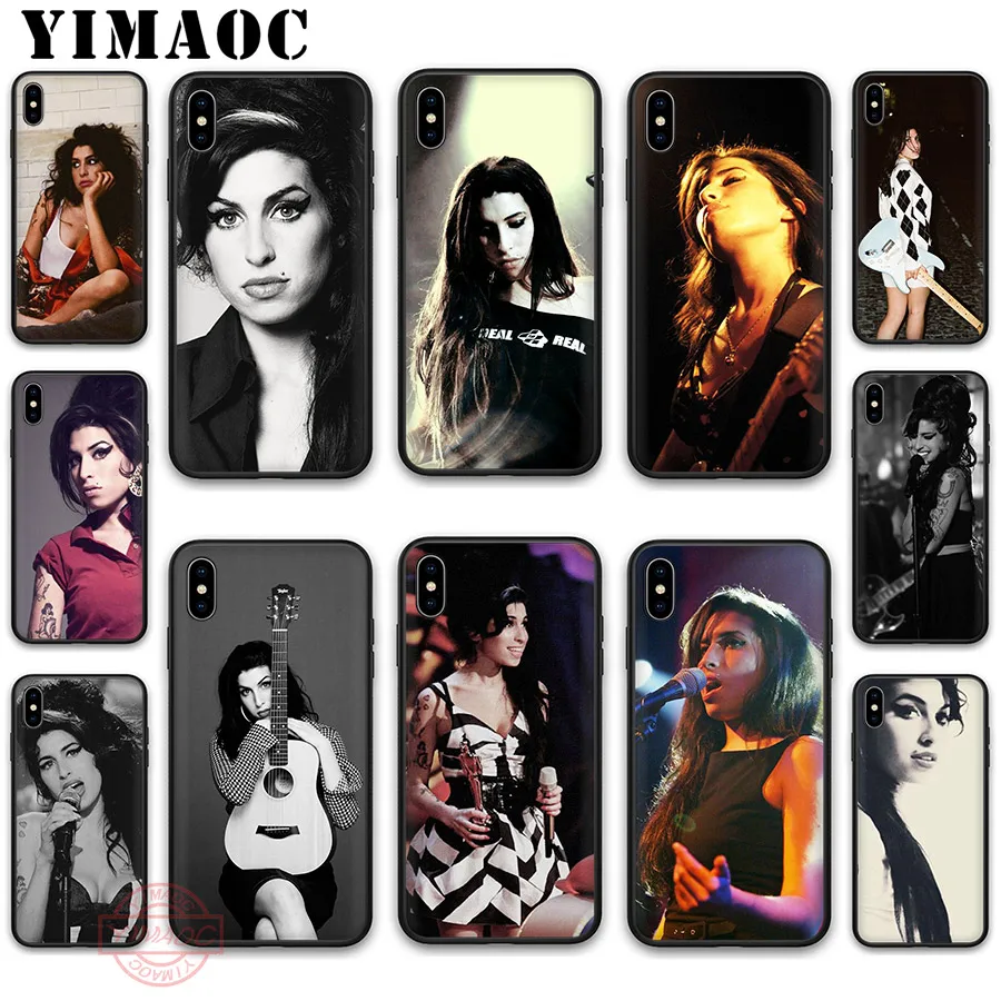 YIMAOC Amy Winehouse Soft Silicone Case Cover for Apple iPhone 5 5S SE 6 6S 7 8 Plus X XS XR 11 Pro Max Back Shell | Мобильные