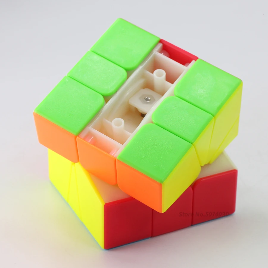 Qiyi Qifa SQ1 Cube 3x3x3 SQ-1 необычный кубик без наклеек черная головоломка Скручивающиеся игрушки для детей Magico Square-1 квадрат