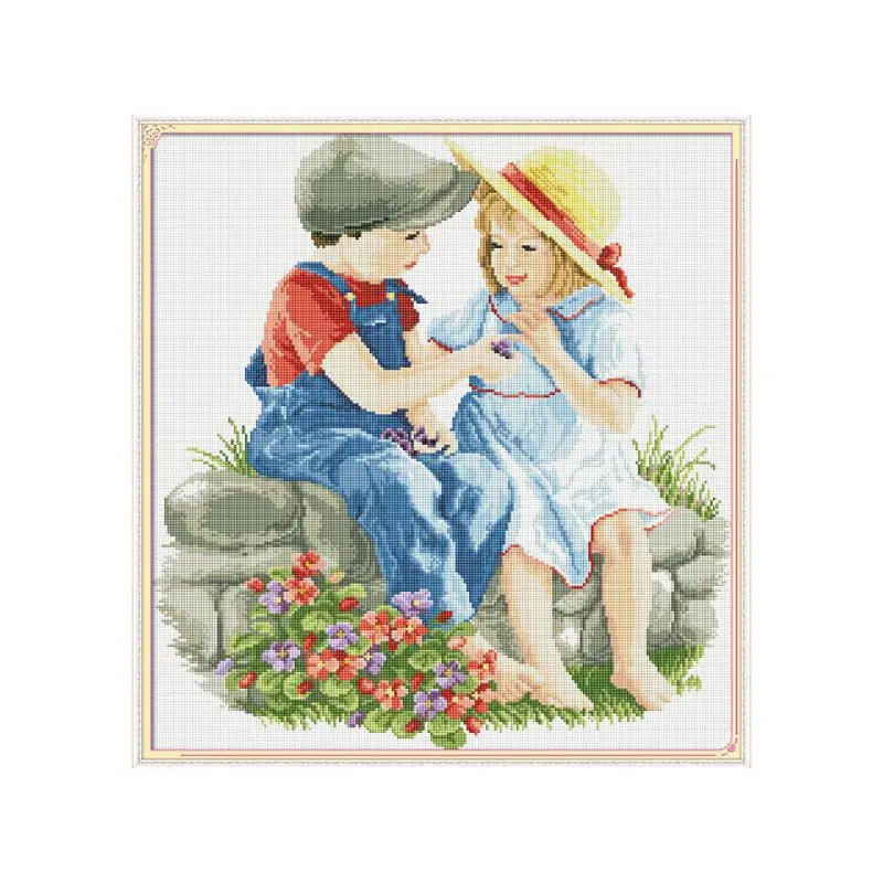 

Girl Boy DIY Full Drill Diamond Painting Embroidery Cross Stitch Kit Rhinestone Home Decor Art Craft 72XF