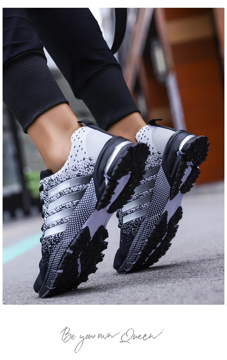 Мужская обувь для бега, дышащая Спортивная обувь для улицы, легкие кроссовки для женщин, удобная пара подушек на плоской подошве для тренировок