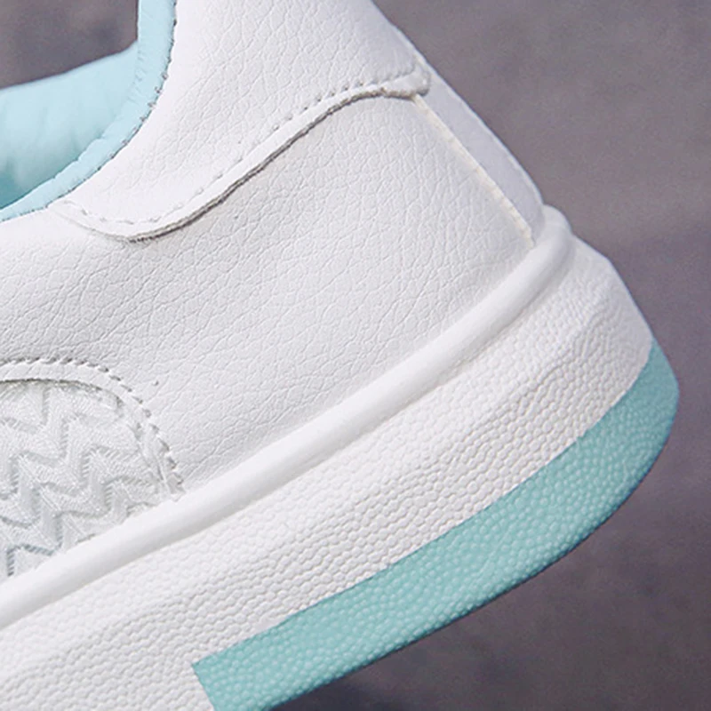 Sneakers Women Breathable Mesh Summer Autumn Women Causal Shoes Fashion White Leather Flat Walking Female Vulcanize Shoes VT1247 (23)