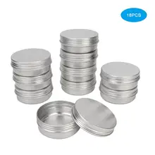 60G Aluminum Makeup Tools Storage Box 18 Pcs Lip Gloss Lotion Cream Skin Care Products Manicure Tattoos Accessories Container