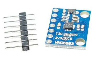 

GY-282 HMC5983 temperature compensation triaxial compass IIC/SPI DIY electronics