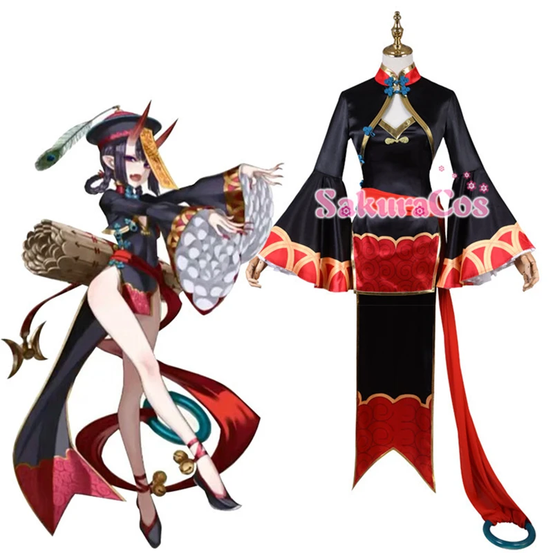 

Anime Shuten Doji Kimono Cosplay Costume Game FGO Fate Grand Order Fourth Anniversary Women Dress H