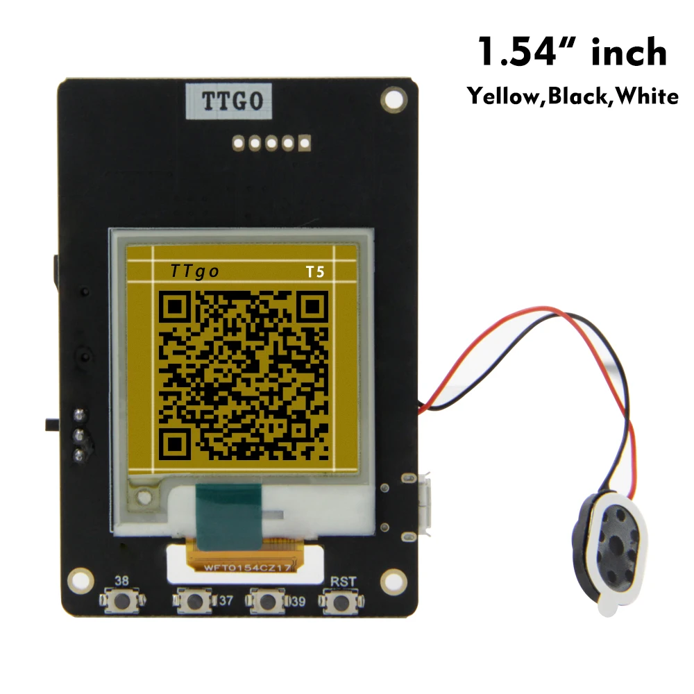 TTGO T5S V2.4 Wi-Fi Bluetooth беспроводной модуль база ESP-32 Esp32 желтый дисплей электронная бумага Sperker электрическая макетная плата