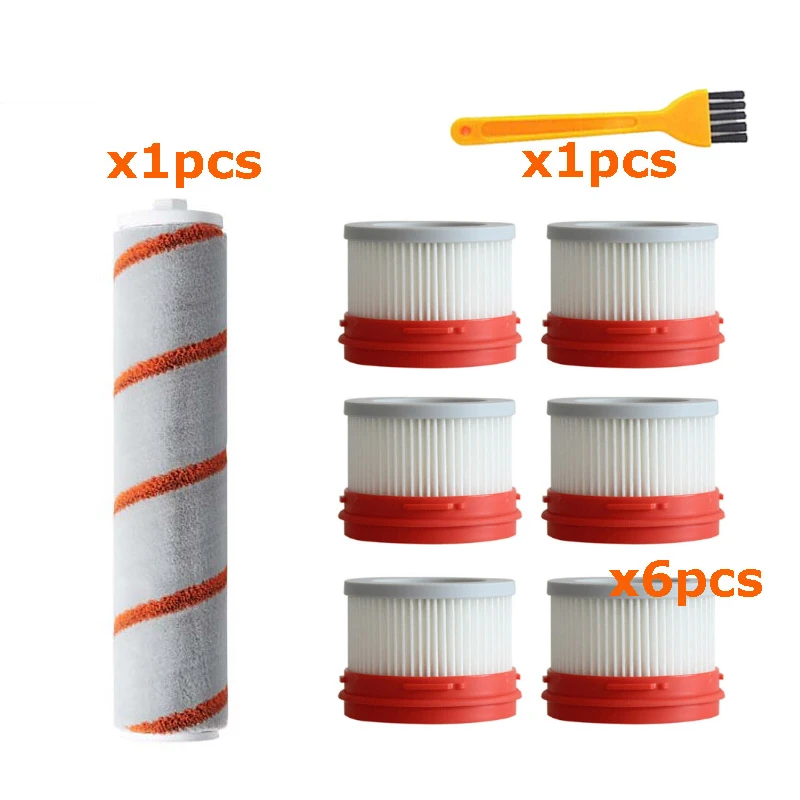 For Xiaomi Dreame V9/V9P V10 Vacuum Cleaner Spare Parts Filter Roller Brush Kits