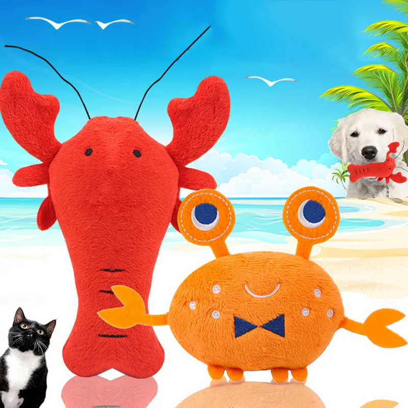 PUOUPUOU Забавные игрушки Мультяшные собачки, пищащие мягкие игрушки для домашних животных, Плюшевые Игрушки для маленьких собак, милые жевательные пищалки, пищащие игрушки для домашних животных, игрушки для щенков