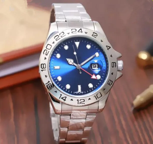 Reloj deportivo para hombre, de 44MM, resistente al agua, informal, a la moda, maquinaria automática