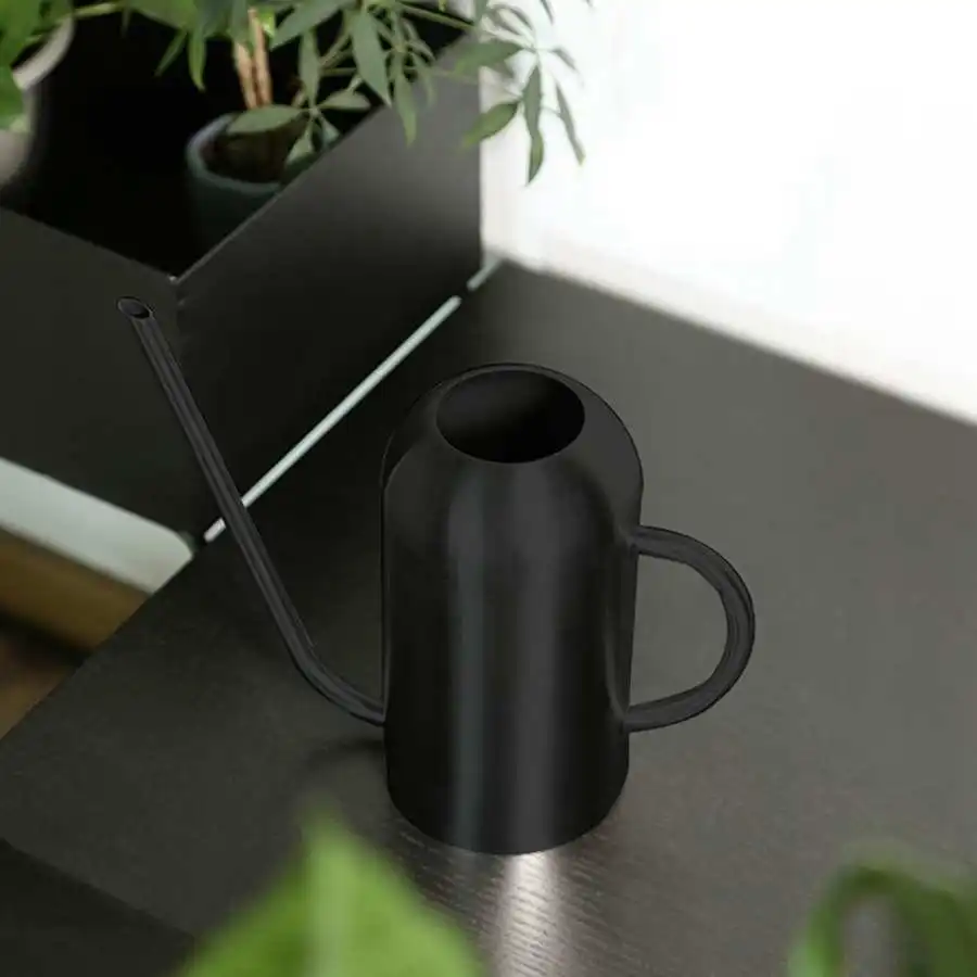 Watering Can Stainless Steel Gold/Black 1.5L Garden Watering Pot