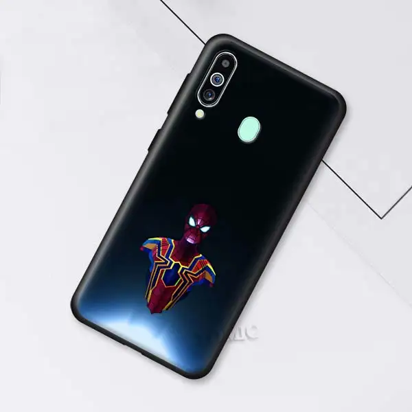 Марвел Супергерои из “Мстителей” черные чехлы для samsung Galaxy Note 10 5G 9 8 M40 M30 M20 S10 плюс A50 A70 силиконовый чехол для телефона - Цвет: 013