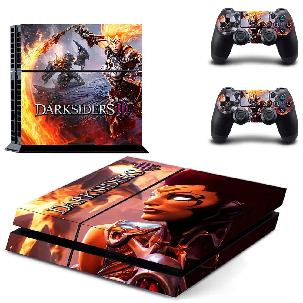 Darksiders 3 наклейки s Наклейка для PS4 PS 4 стикер игровая станция Pegatinas Adesivo консоли