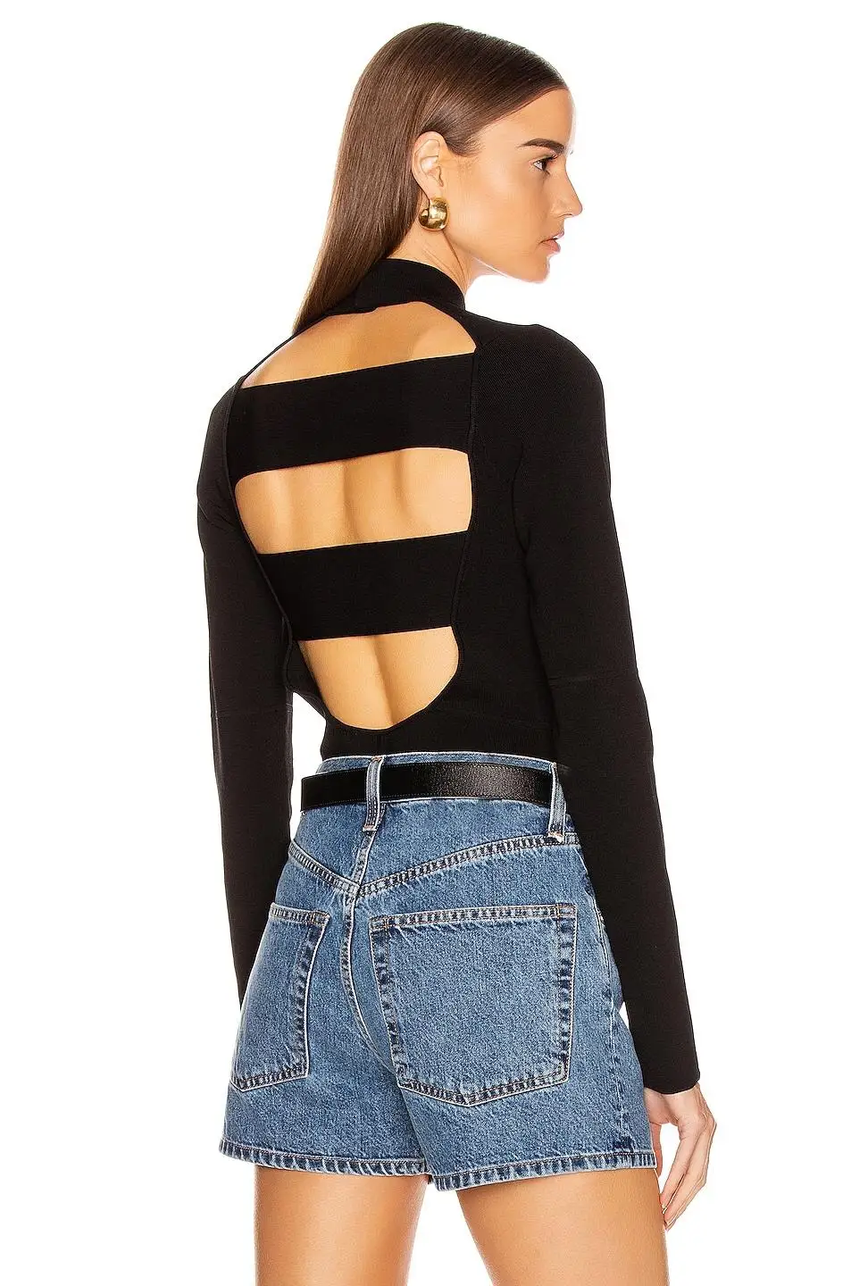 

fashion sexy women backless knitted sweater jumpers female chic long sleeve slim jumpers pullover ddxgz2