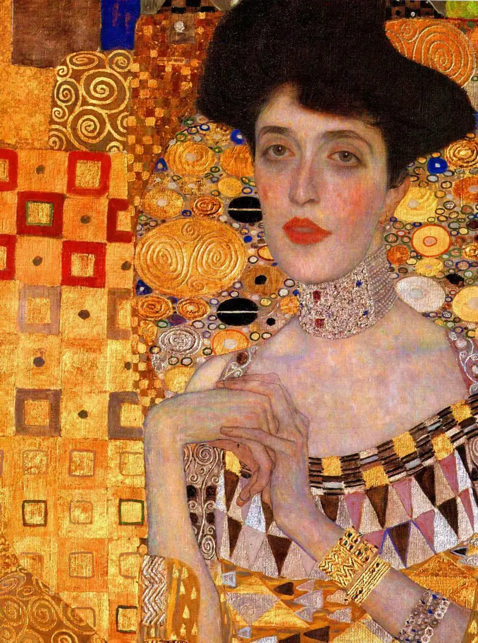 Gustav Klimt - Adele растягивающаяся масляная Картина на холсте художественные принты