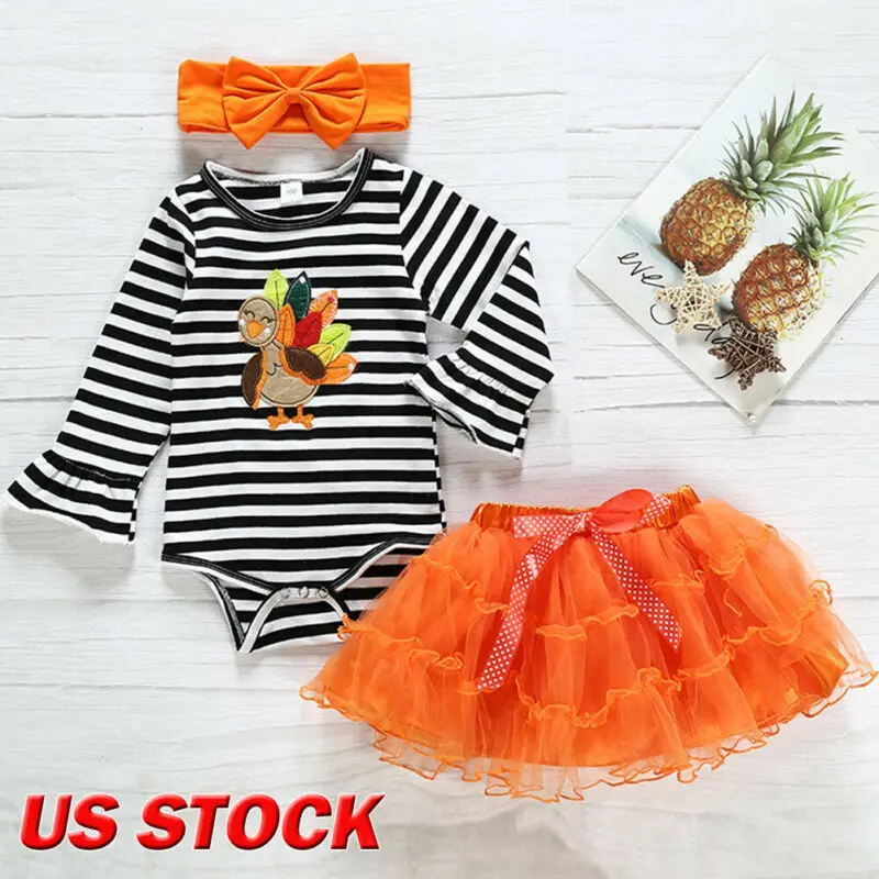 baby girl thanksgiving romper