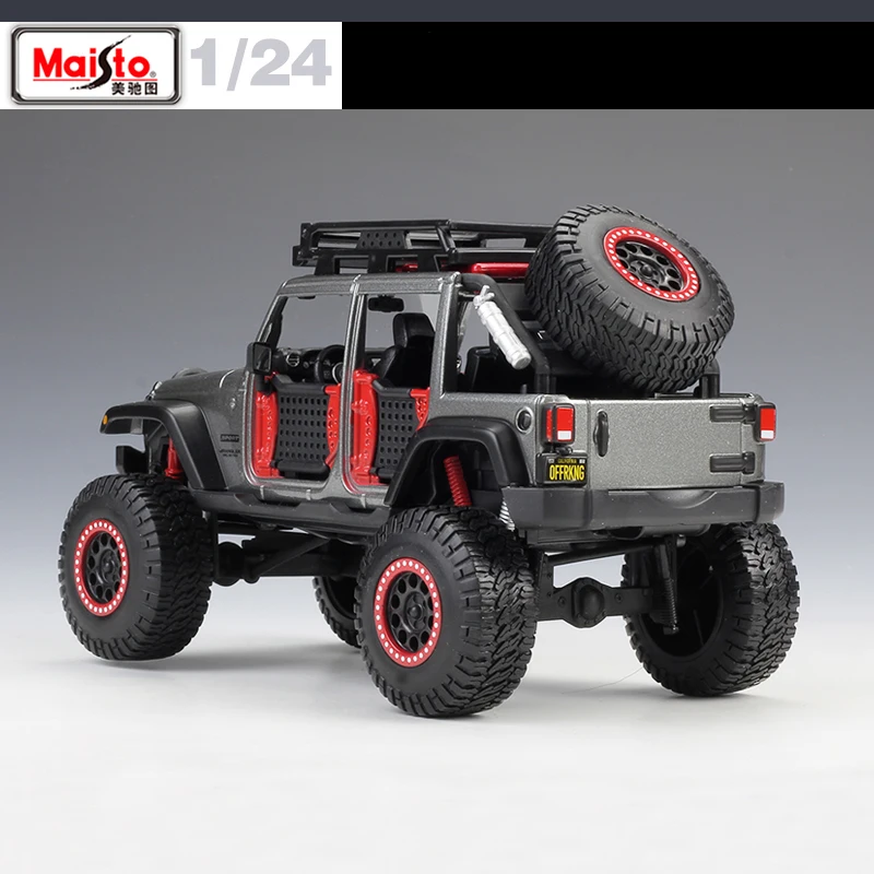 Maisto 1:24 Jeep WRANGLER неограниченное литье под давлением модель металлический внедорожник Внедорожник модель игрушки для детей подарок Коллекционная