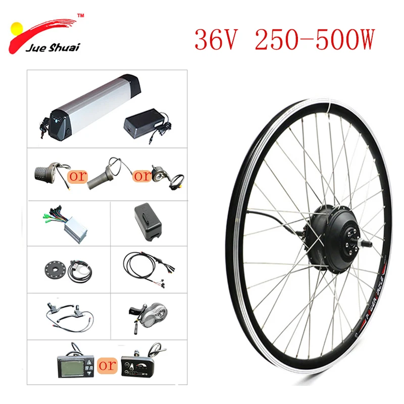 Комплект для переоборудования Ebike 36В 250 Вт 500 Bicicleta Eletrica 20 &quot26&quot 700C мотор колесо с