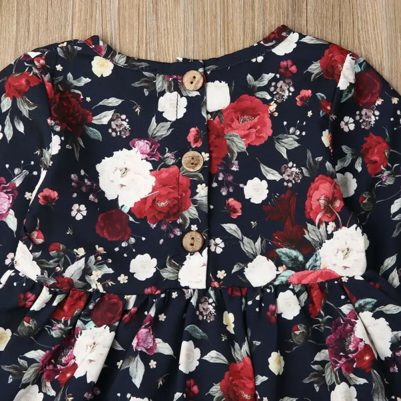 Комплект одежды для новорожденных девочек милые топы с цветочным рисунком мини