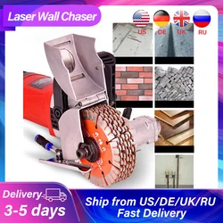 Máquina de entalho elétrica do chaser da parede do laser 220v 4000w uma vez que forma a ferramenta de serra circular da máquina de corte do sulco concreto livre de poeira
