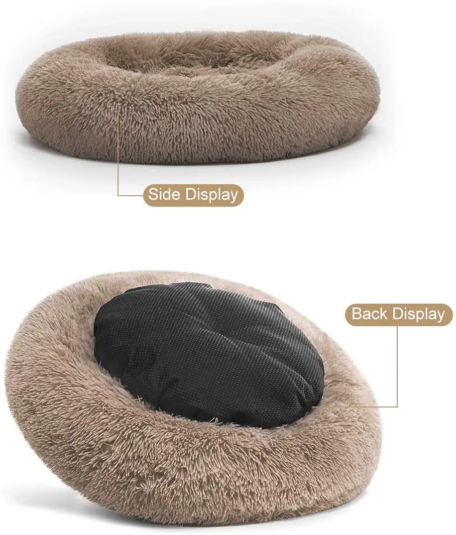 Ортопедическая кровать для собак Удобная пончик Cuddler круглая кровать для собаки ультра мягкая моющаяся кровать для собак и кошек(23 ''/30''/36 ''