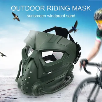 

Drop/ship Fashion Outdoor Windproof Dustproof Goggle Skiing Cycling Sdjustable Safety Face Mask 2020 Hot Sale Free Shipping