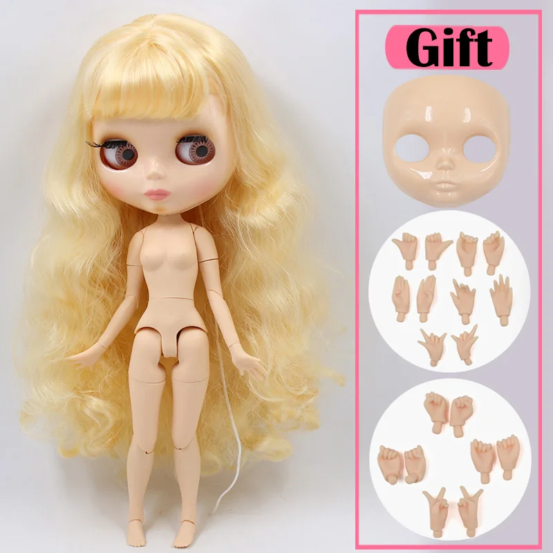 ICY Blyth Кукла № 2 глянцевое лицо натуральная кожа суставное тело 1/6 BJD Специальная цена 1/4 BJD, Pullip, Jerryberry, Licca игрушка подарок - Цвет: doll hand ab face