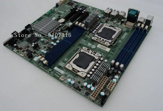 Настольная материнская плата для двухсерверной платы S7001G2NR-LE-B X5650 1366 протестирует перед отправкой