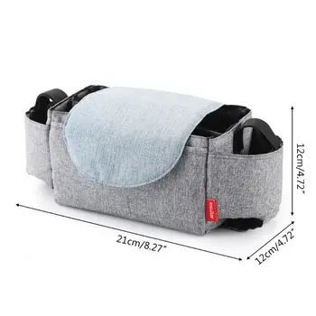 

Portable Mummy Bag Stroller Hanging Organizer for Diaper Clothes Towels Bottle