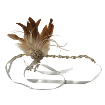 

Vintage Style Ladies Flapper Headband Diamante 1920s Headpiece Headdress