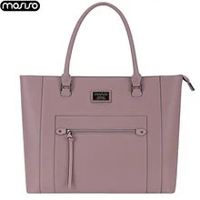 MOSISO модная сумка для ноутбука из искусственной кожи 14 15 15,6 дюймов сумка с ремешком для ноутбука водонепроницаемая сумка для компьютера портфель для деловых поездок