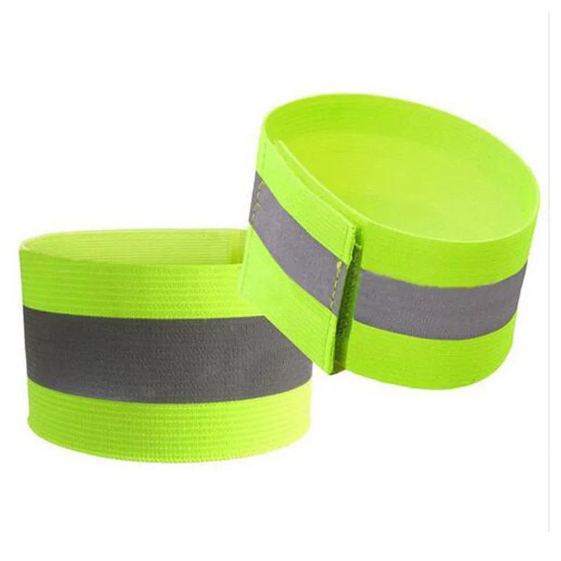 Correa reflectante de muñeca para ciclismo, brazalete de advertencia, reflectante de seguridad, cintas de correa para caminar por la noche, ciclismo, 1 ud.