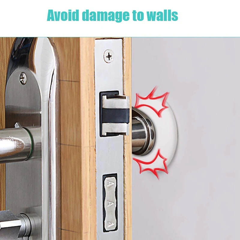 Дверной ограничитель для стен, 25 шт 1,57 дюймов дверной бампер, Силиконовый протектор стены, дверная ручка, защита стен, дверные ручки, хладагент