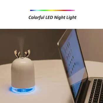 

USB RABBIT/DEER ULTRASONIC USB AIR HUMIDIFIER LED LIGHT AROMA ESSENTIAL OIL DIFFUSER