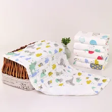 6-слойное детское Марлевое полотенце из чистого хлопка прямоугольное полотенце для новорожденных для мытья лица детское банное полотенце супер мягкое водопоглощающее