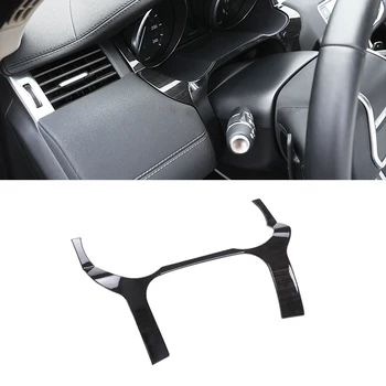 

Black Wood Grain ABS Plastic Car Dashboard Decorative Cover Frame Trim For Land Rover Range Rover Evoque 2012-2019 LHD