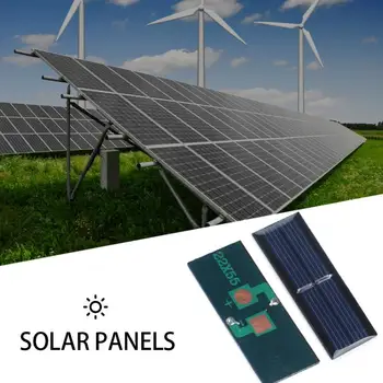 

1/10 PCS 1V60mA Solar Panel Kit Complete Bank Mini DIY Solar Power Panel Charger For Mobile Phone Solar Cells Battery TXTB1