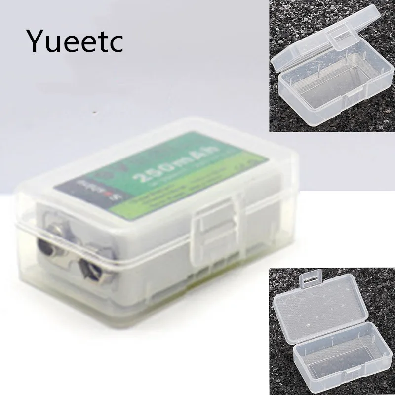

1pcs 9V Battery Storage Container Box Case Transparent Battery Holder Plastic 9V Battery Storage Organizer