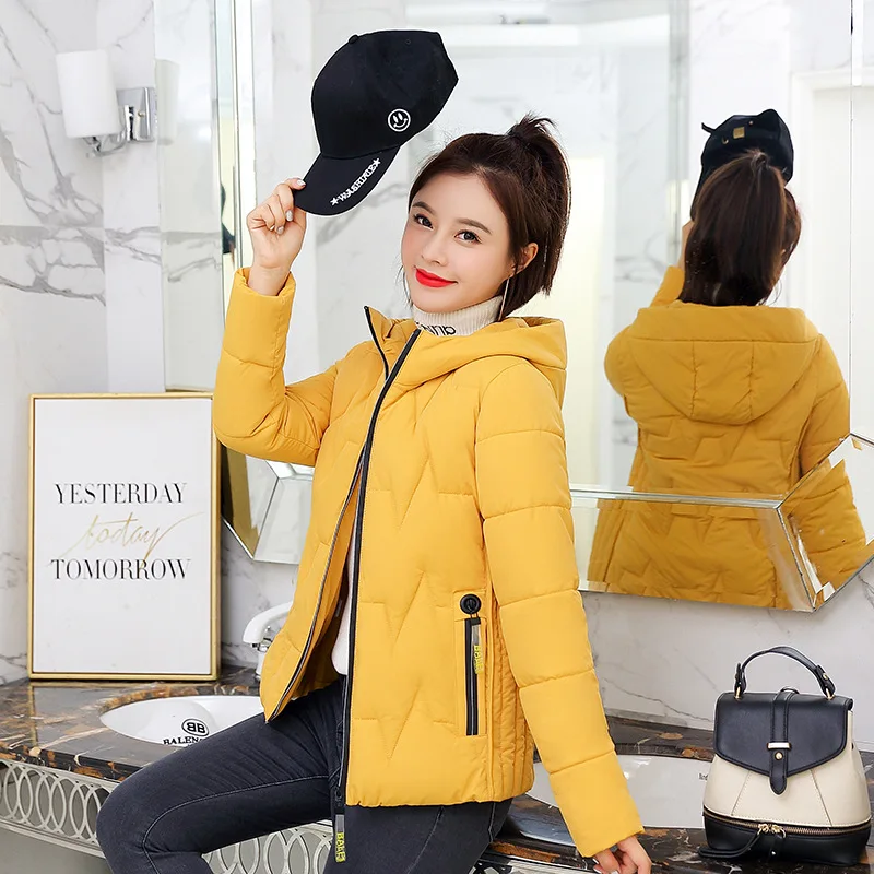 Abrigos Mujer Invierno Short Winter Jacket Women Fur Cotton Padded Jacket Female Parka Womens Jacket Winter Coat for Woman