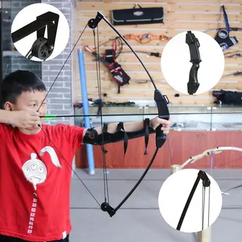 

8 Pounds Child Bow Archery Field Shooting Durable Bow Arrow Outdoor Sports Fiberglass Hard Competitive Competition Hunting Bow
