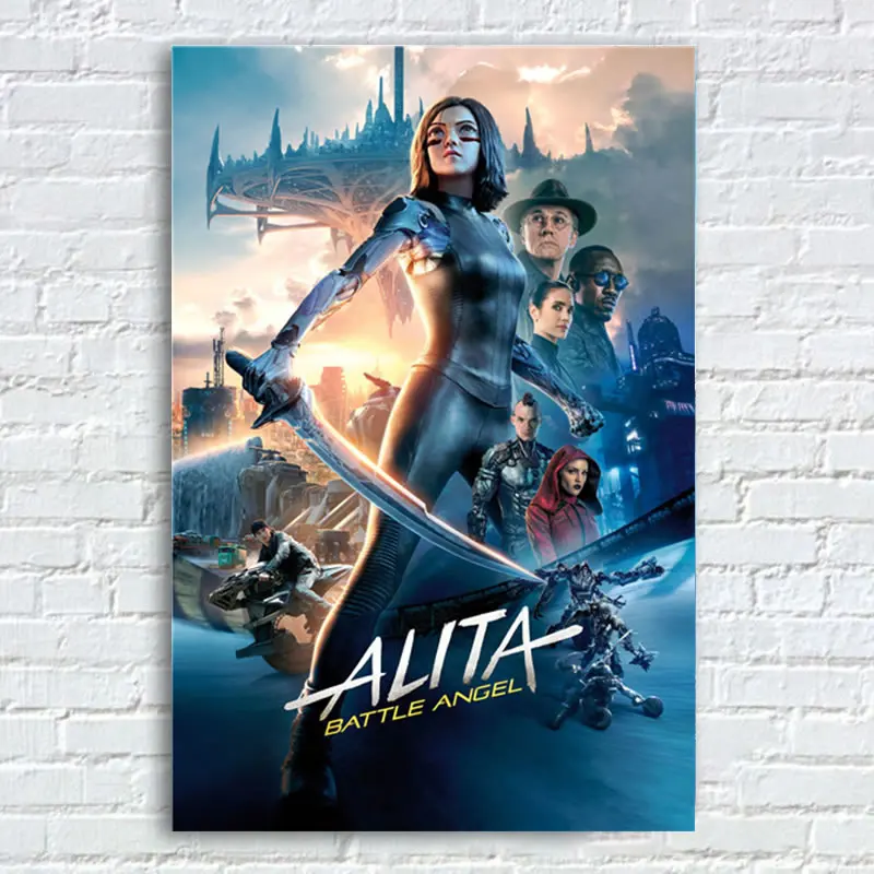Плакат из фильма Alita Battle Angel 2019 плакаты аниме с принтом шелковая Настенная картина