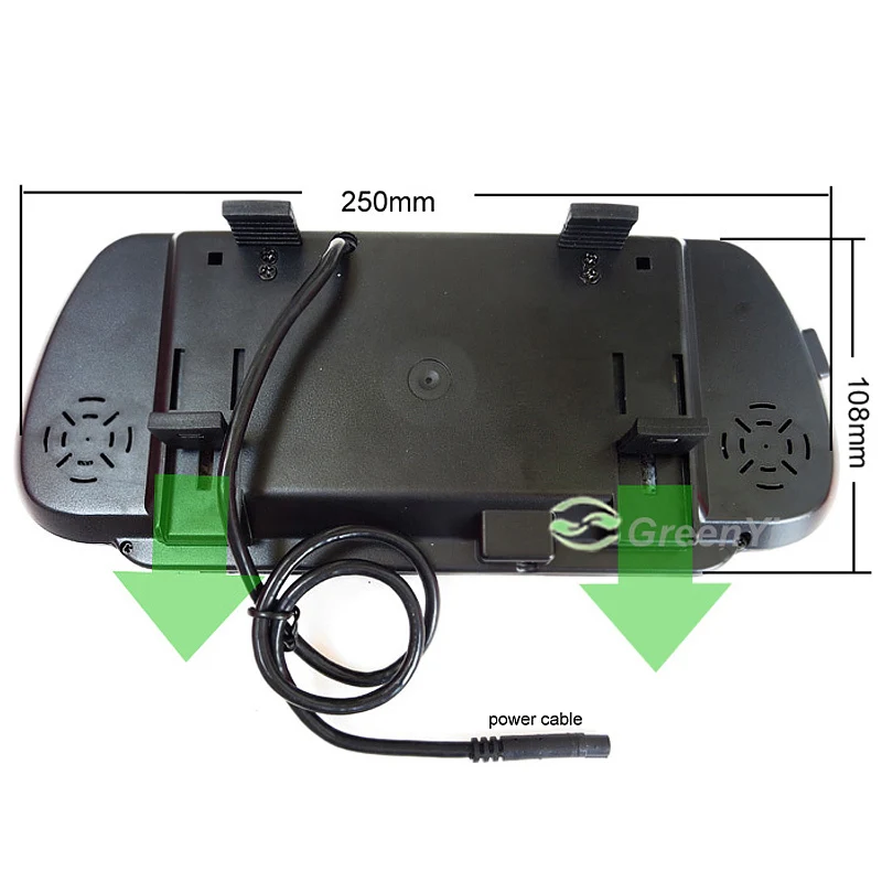 HD 7 &quotTFT автомобильный монитор заднего вида парковочный SD USB с Bluetooth комплект
