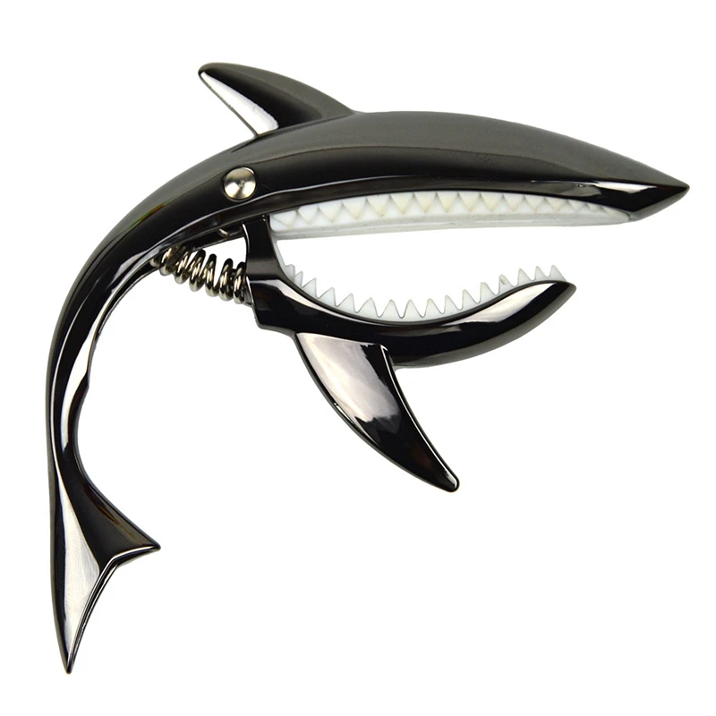 

New Alloy Personality Shark Capo Ukulele Guitar Parts and Accessories