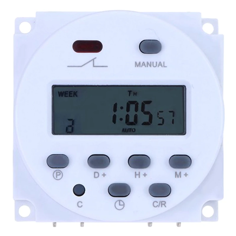 

CN101A 12V/24V/110V/220V Single and double countdown micro cycle time control switch timer controller seconds control 16A
