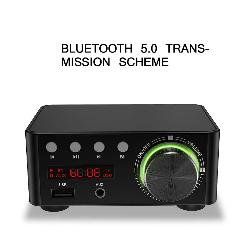 Плата усилителя мощности Bluetooth 5 0 стереоприемник для дома автомобиля аудио