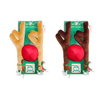 

Cute Reindeer Antlers for Car AutoTruck Christmas Decoration Accessories Gift G6KC