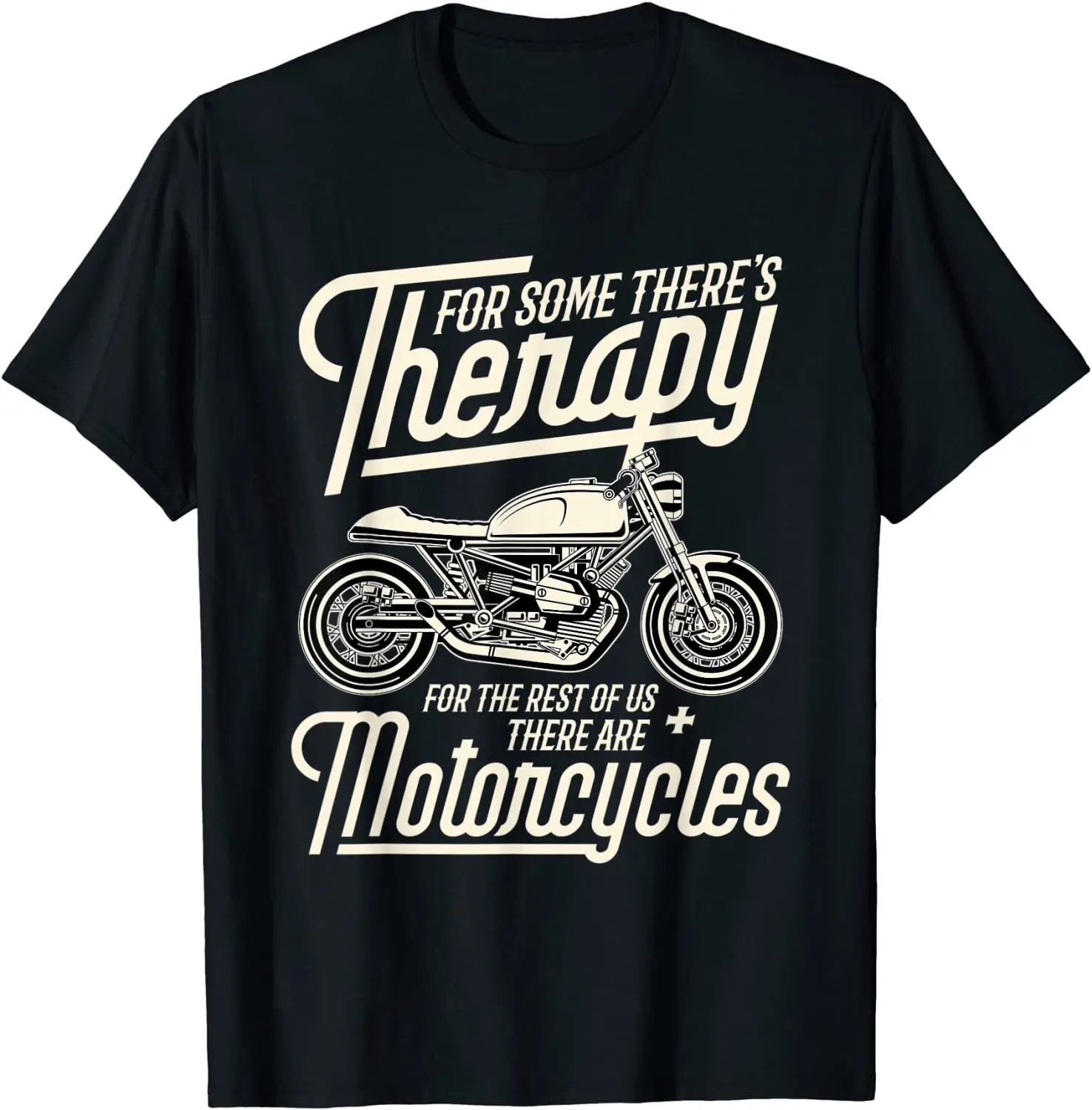 Funny Motorcycle Rider Therapy - Vintage Biker Gift T-shirt Cheap Men Top T- shirts Casual Tops Shirt Cotton Normal - T-shirts - AliExpress
