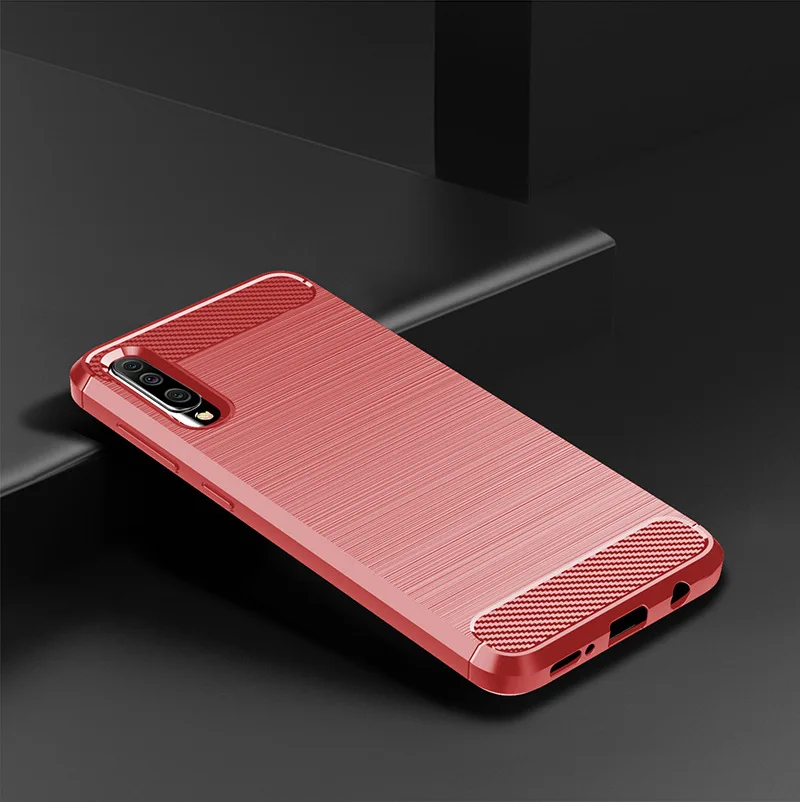Для samsung Galaxy A10S A20S A30S A50S Противоударная задняя крышка из волокна Мягкий чехол для samsung Galaxy A50S Coque